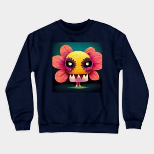 Cute flower monster Crewneck Sweatshirt